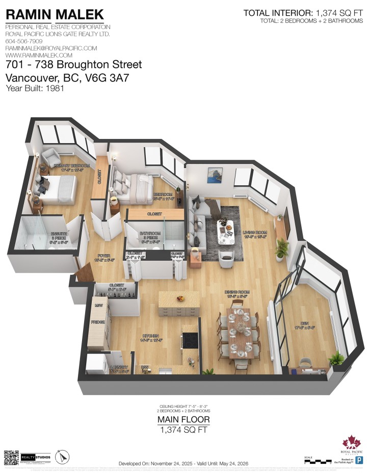 Photo 34 at 701 - 738 Broughton Street, West End VW, Vancouver West