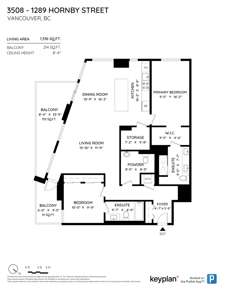 Photo 31 at 3508 - 1289 Hornby Street, Downtown VW, Vancouver West