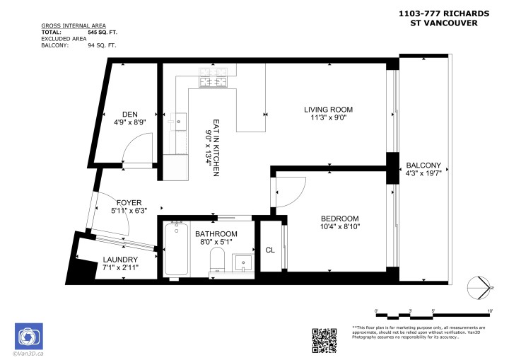 Photo 25 at 1103 - 777 Richards Street, Downtown VW, Vancouver West