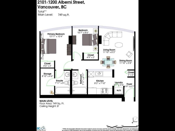 Photo 21 at 2101 - 1200 Alberni Street, West End VW, Vancouver West