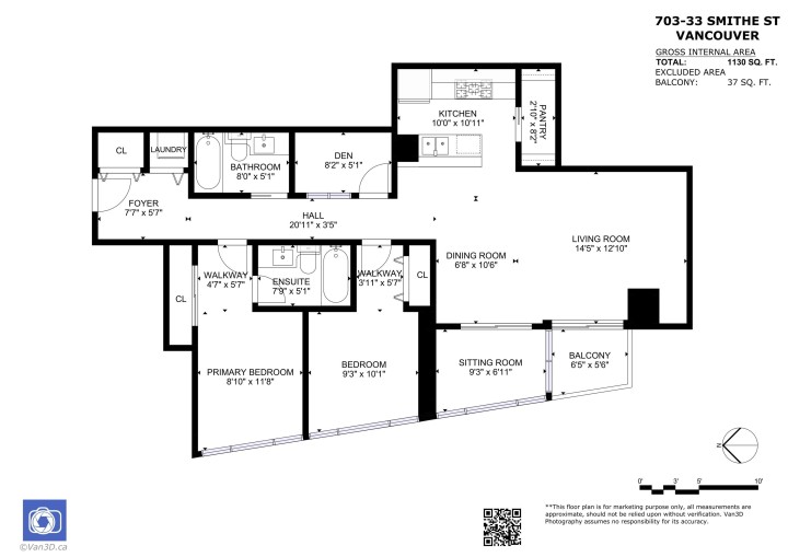 Photo 21 at 703 - 33 Smithe Street, Yaletown, Vancouver West