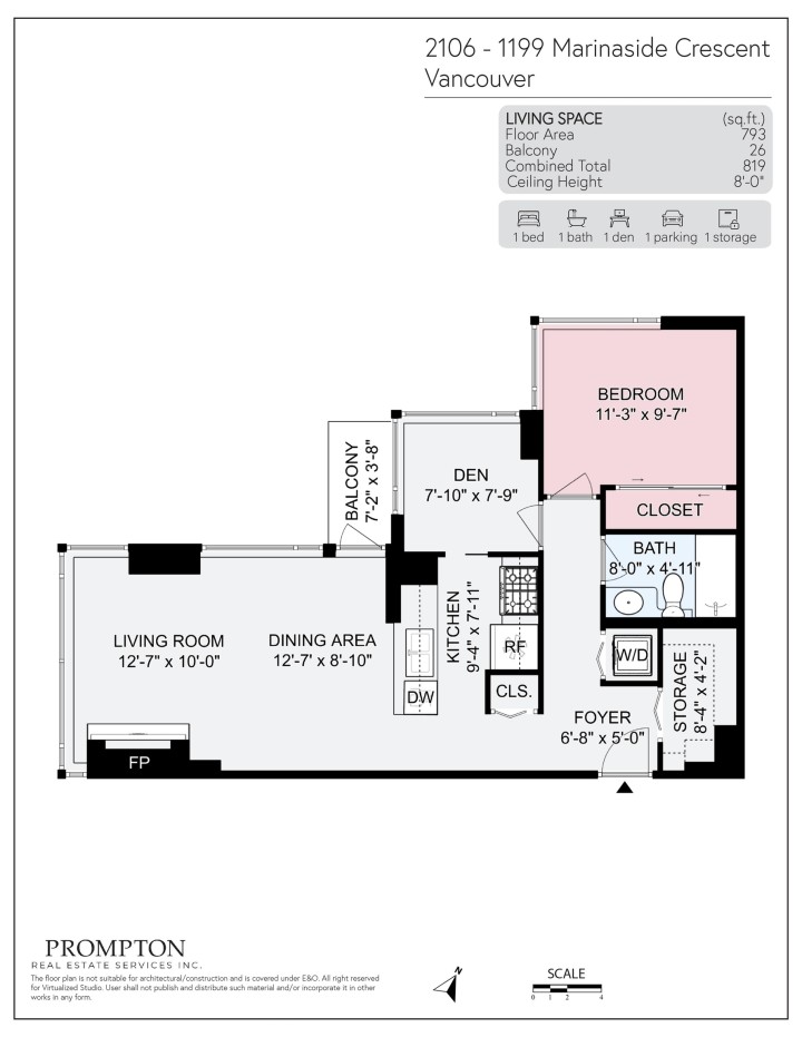 Photo 29 at 2106 - 1199 Marinaside Crescent, Yaletown, Vancouver West