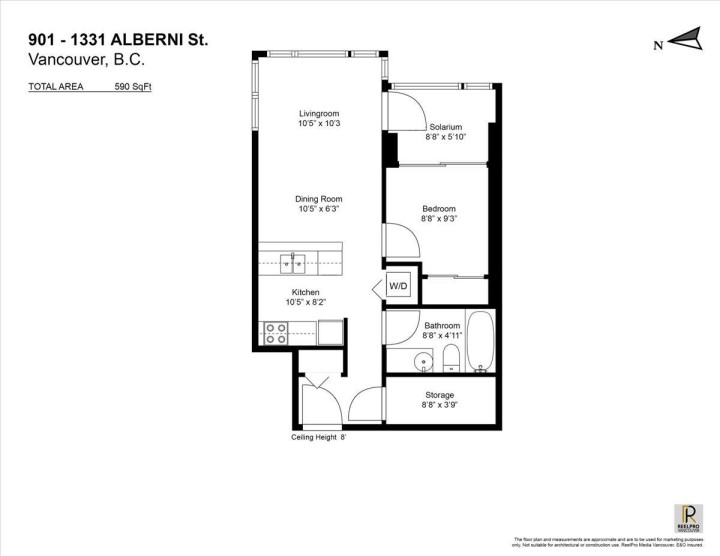 Photo 5 at 901 - 1331 Alberni Street, West End VW, Vancouver West