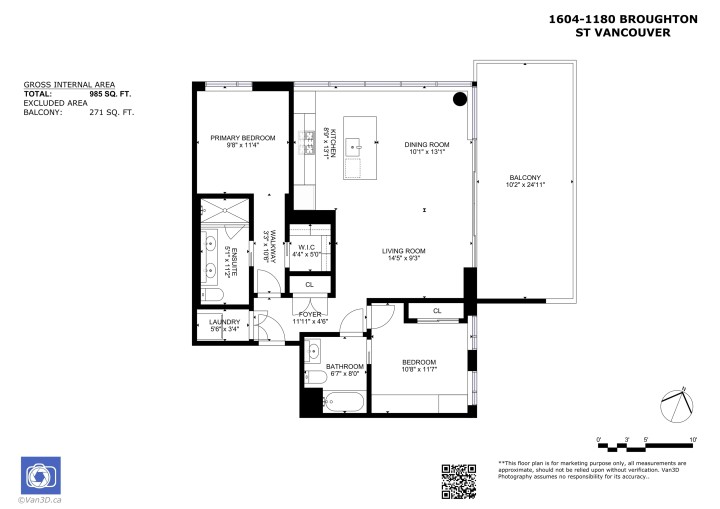 Photo 24 at 1604 - 1180 Broughton Street, West End VW, Vancouver West