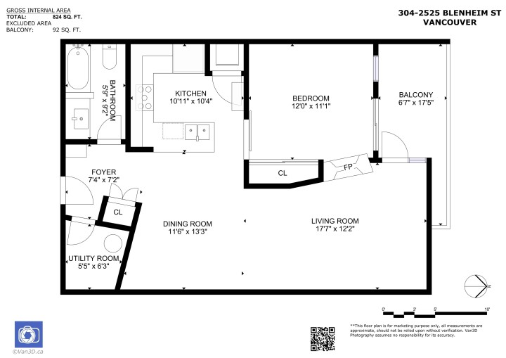 Photo 21 at 304 - 2525 Blenheim Street, Kitsilano, Vancouver West