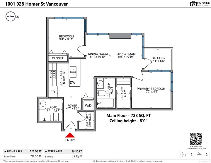 Photo 24 at 1001 - 928 Homer Street, Yaletown, Vancouver West