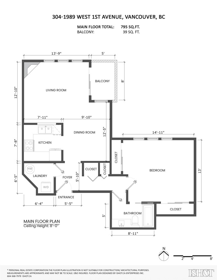 Photo 23 at 304 - 1989 W 1st Avenue, Kitsilano, Vancouver West