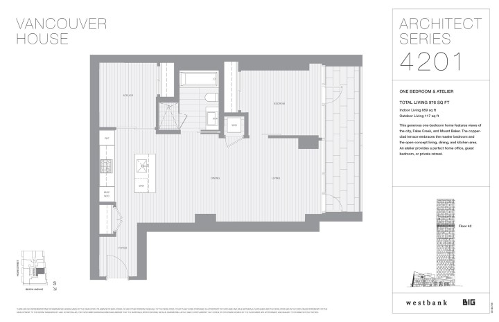 Photo 16 at 4201 - 1480 Howe Street, Yaletown, Vancouver West