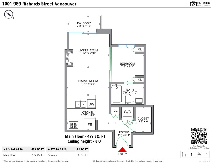 Photo 19 at 1001 - 989 Richards Street, Downtown VW, Vancouver West