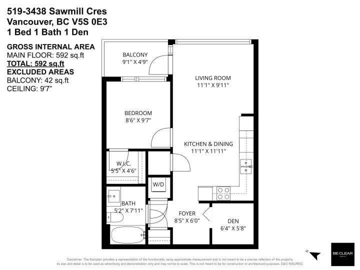 Photo 4 at 519 - 3438 Sawmill Crescent, South Marine, Vancouver East