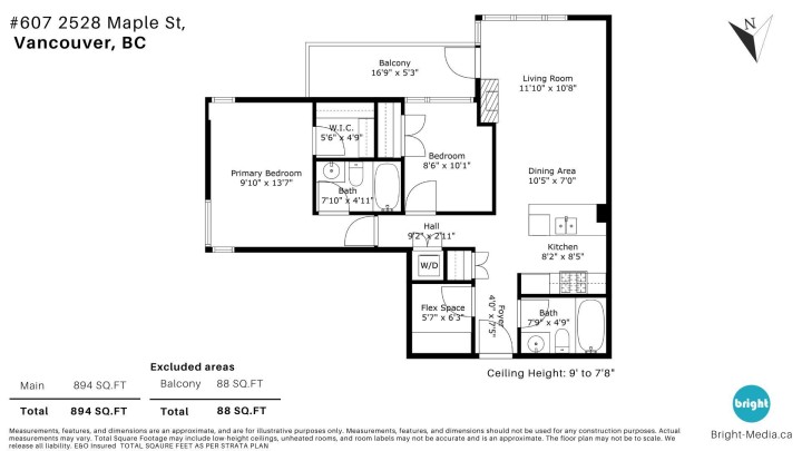 Photo 33 at 607 - 2528 Maple Street, Kitsilano, Vancouver West