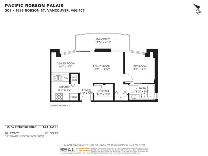 Photo 22 at 308 - 1688 Robson Street, West End VW, Vancouver West