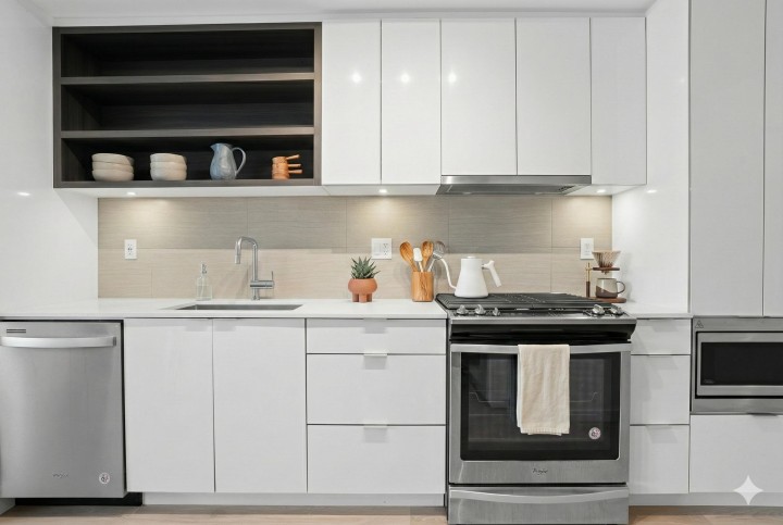 Photo 9 at 414 - 725 Marine Drive, Mosquito Creek, North Vancouver