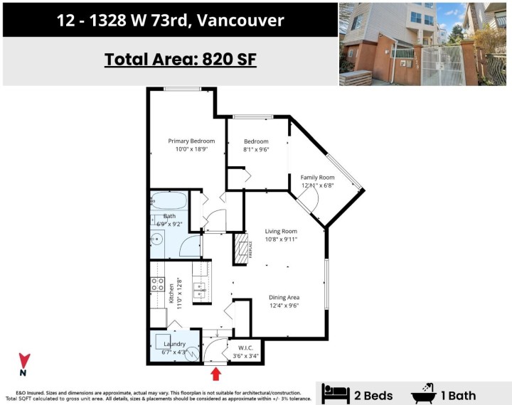 Photo 2 at 12 - 1328 W 73rd Avenue, Marpole, Vancouver West