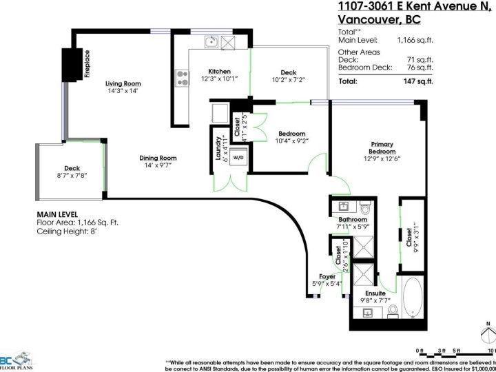 Photo 36 at 1107 - 3061 E Kent Avenue North, South Marine, Vancouver East