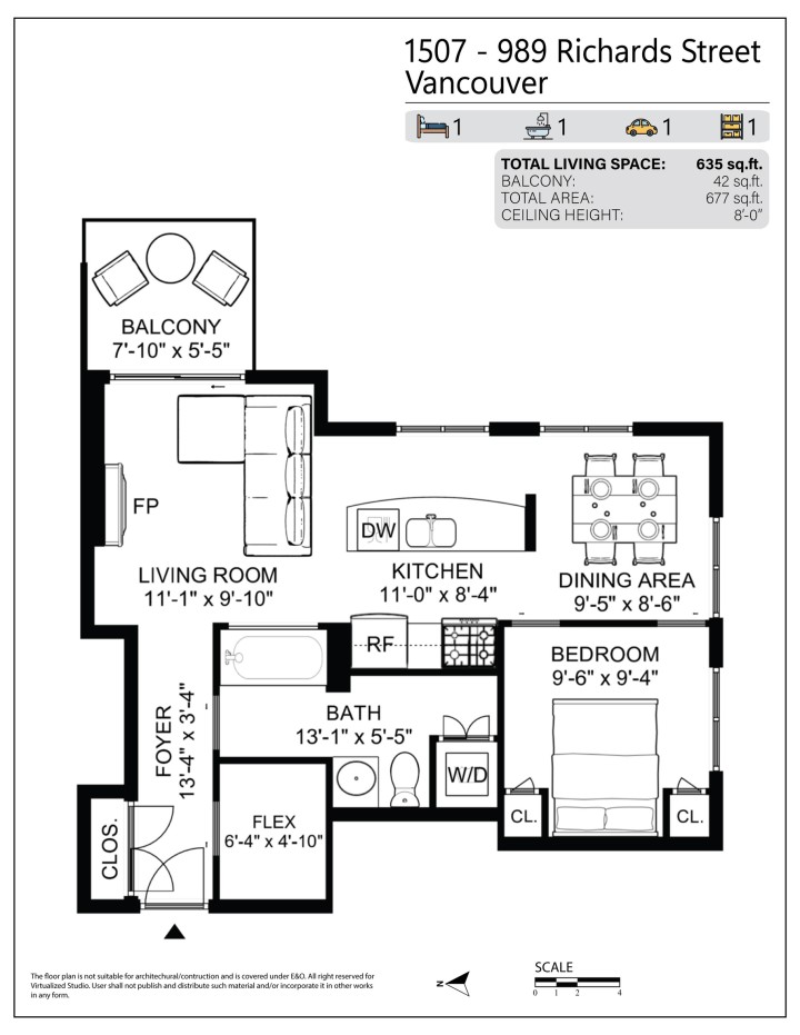 Photo 31 at 1507 - 989 Richards Street, Downtown VW, Vancouver West