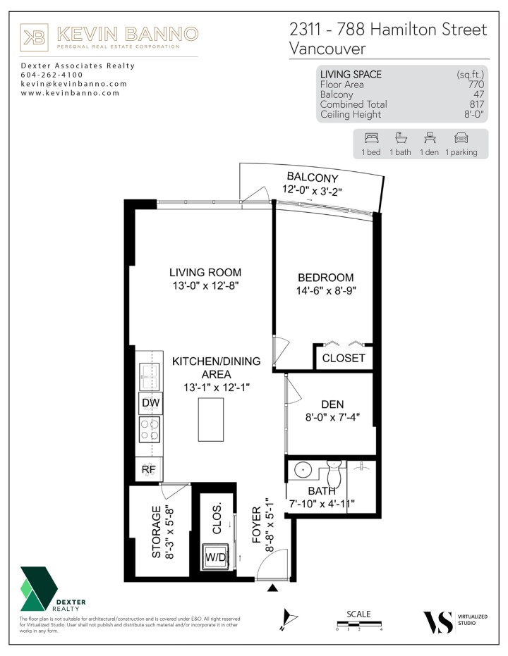 Photo 32 at 2311 - 788 Hamilton Street, Downtown VW, Vancouver West