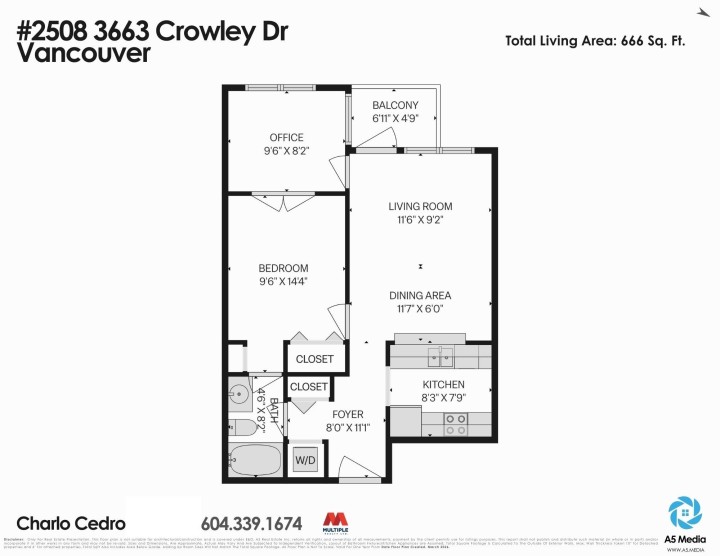 Photo 8 at 2508 - 3663 Crowley Drive, Collingwood VE, Vancouver East