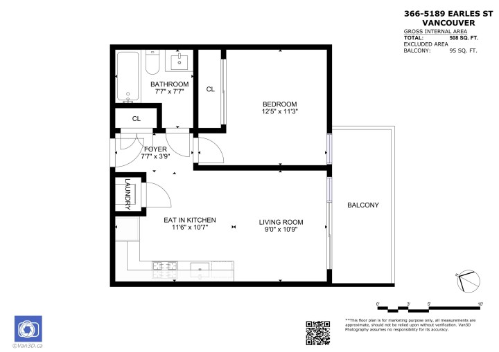 Photo 18 at 366 - 5189 Earles Street, Collingwood VE, Vancouver East