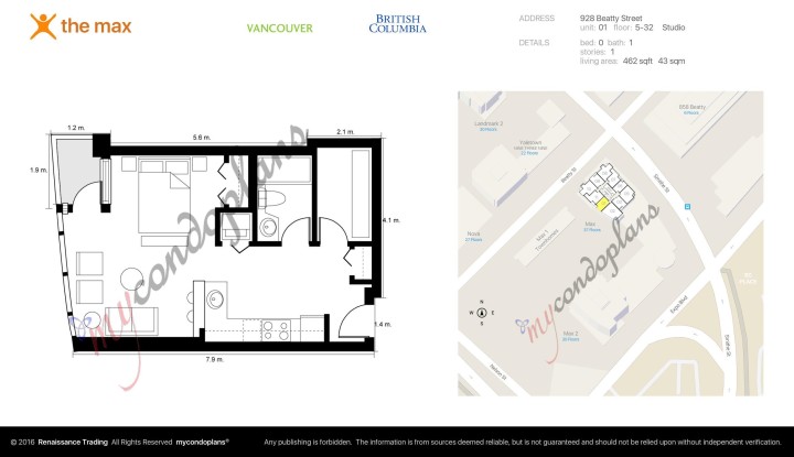 Photo 10 at 3001 - 928 Beatty Street, Yaletown, Vancouver West