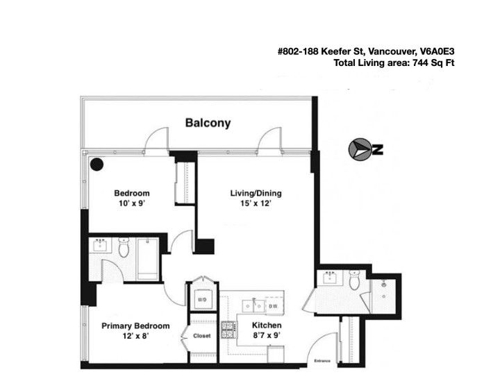 Photo 23 at 802 - 188 Keefer Street, Downtown VE, Vancouver East