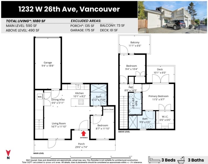 Photo 2 at 1232 W 26th Avenue, Shaughnessy, Vancouver West
