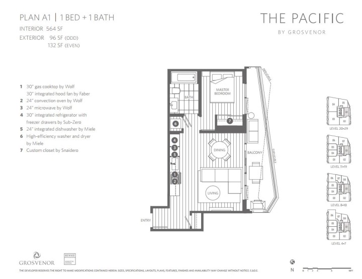 Photo 25 at 801 - 889 Pacific Street, Downtown VW, Vancouver West