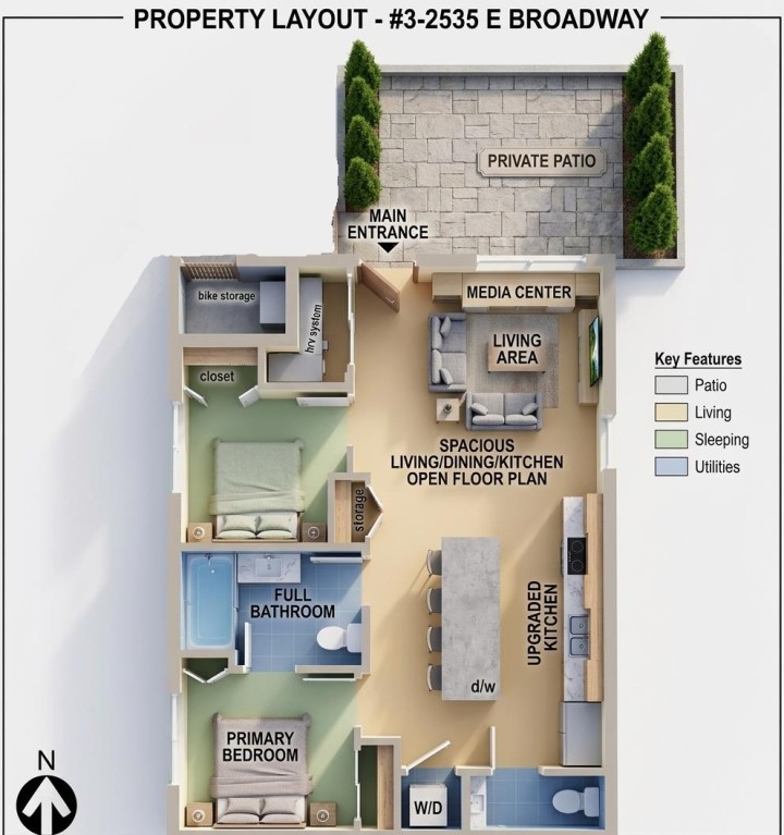 Photo 2 at 3 - 2535 E Broadway, Renfrew VE, Vancouver East