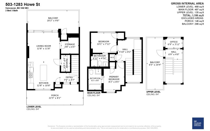 Photo 4 at 503 - 1283 Howe Street, Downtown VW, Vancouver West