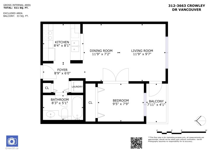 Photo 23 at 312 - 3663 Crowley Drive, Collingwood VE, Vancouver East