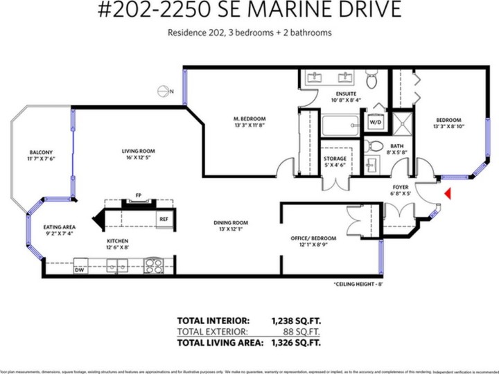Photo 5 at 202 - 2250 Se Marine Drive, Vancouver East