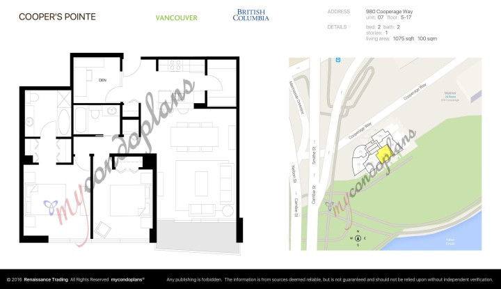 Photo 6 at 1107 - 980 Cooperage Way, Yaletown, Vancouver West