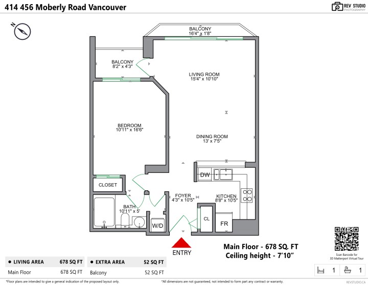 Photo 8 at 414 - 456 Moberly Road, False Creek, Vancouver West