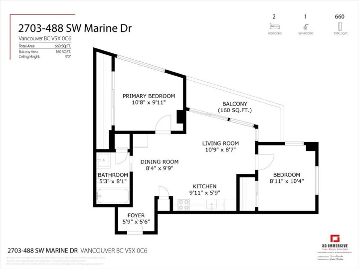 Photo 23 at 2703 - 488 Sw Marine Drive, Marpole, Vancouver West