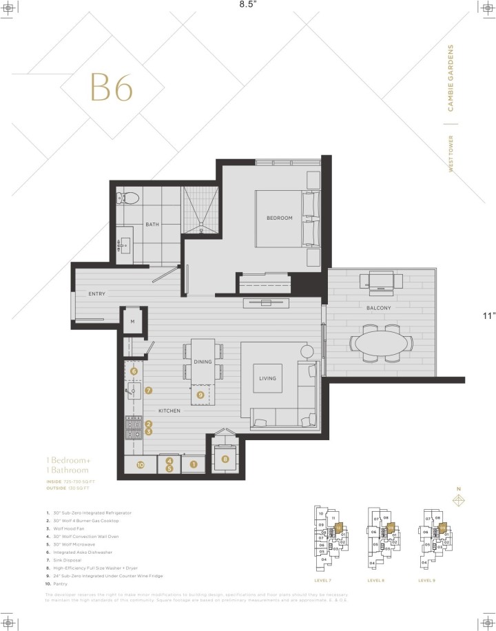 Photo 5 at 909 - 7418 Paulson Street, South Cambie, Vancouver West