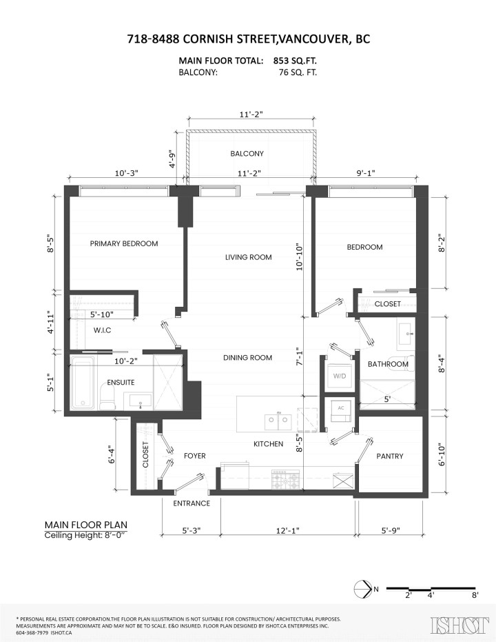 Photo 12 at 718 - 8488 Cornish Street, S.W. Marine, Vancouver West