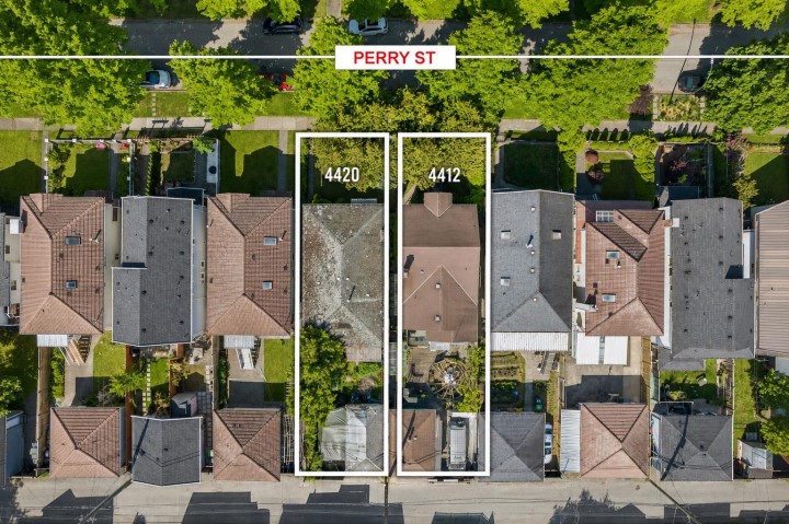 Photo 1 at 4412 Perry Street, Victoria VE, Vancouver East