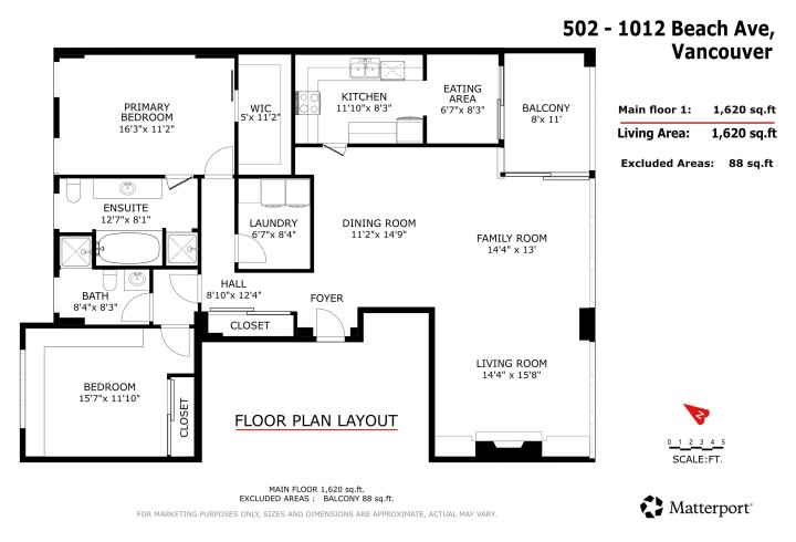 Photo 24 at 502 - 1012 Beach Avenue, Yaletown, Vancouver West