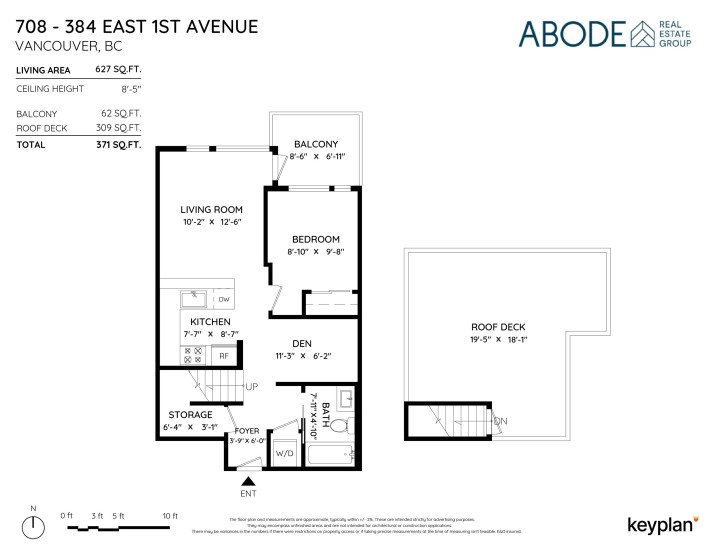 Photo 3 at 708 - 384 E 1st Avenue, Strathcona, Vancouver East