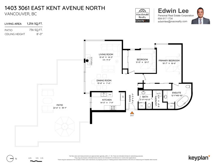 Photo 40 at 1403 - 3061 E Kent Avenue North, South Marine, Vancouver East