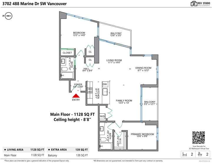 Photo 21 at 3702 - 488 Sw Marine Drive, Marpole, Vancouver West