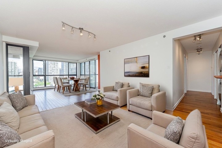 Photo 1 at 1304 - 283 Davie Street, Yaletown, Vancouver West