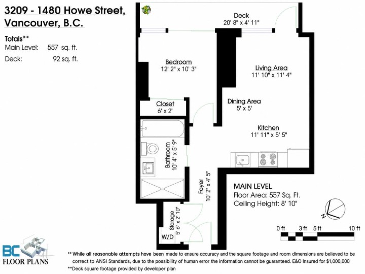 Photo 18 at 3209 - 1480 Howe Street, Yaletown, Vancouver West