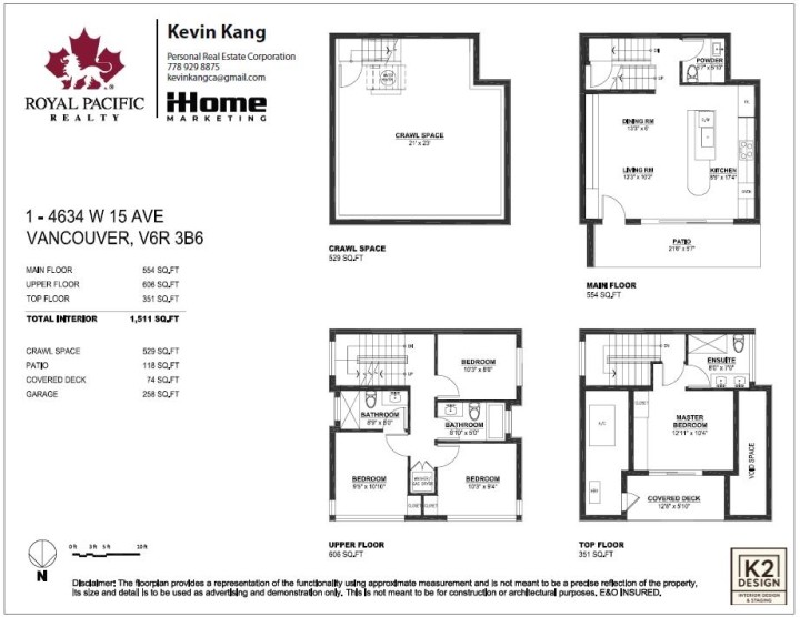 Photo 12 at 1 - 4634 W 15th Avenue, Point Grey, Vancouver West