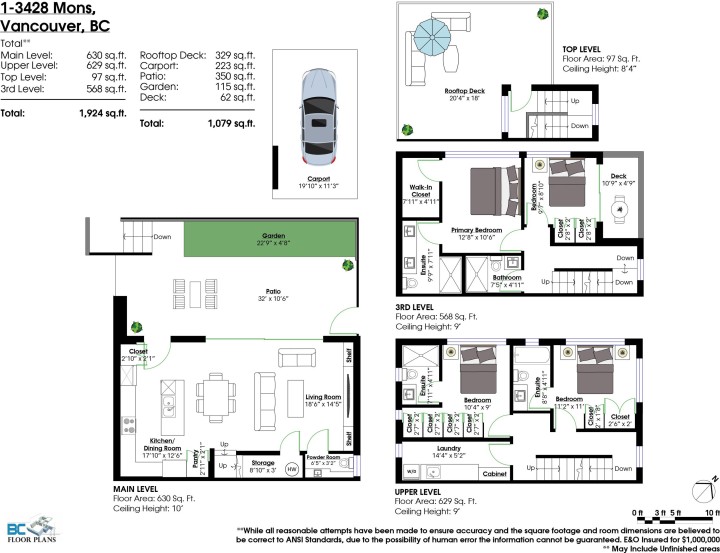 Photo 13 at 1 - 3428 Mons Drive, Renfrew Heights, Vancouver East