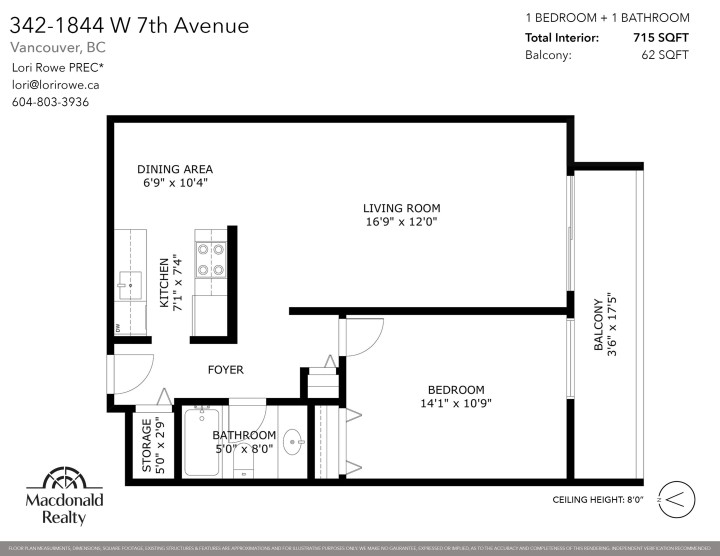 Photo 18 at 342 - 1844 W 7th Avenue, Kitsilano, Vancouver West