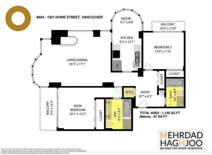 Photo 16 at 404 - 1501 Howe Street, Yaletown, Vancouver West