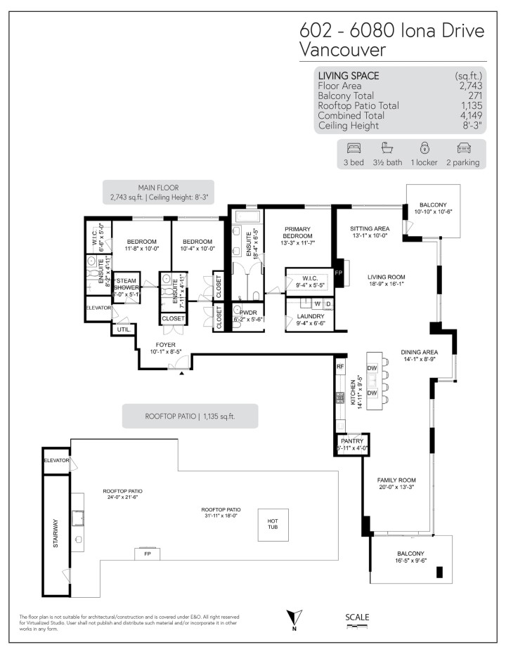 Photo 38 at 602 - 6080 Iona Drive, University VW, Vancouver West