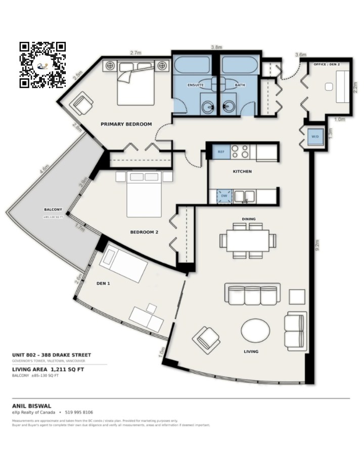 Photo 40 at 802 - 388 Drake Street, Yaletown, Vancouver West