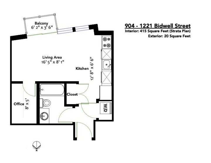 Photo 19 at 904 - 1221 Bidwell Street, West End VW, Vancouver West